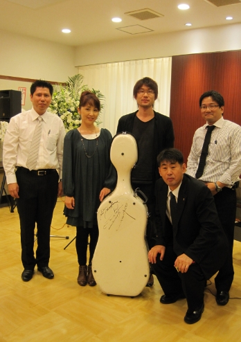 おくりびとミニコンサートの集合写真